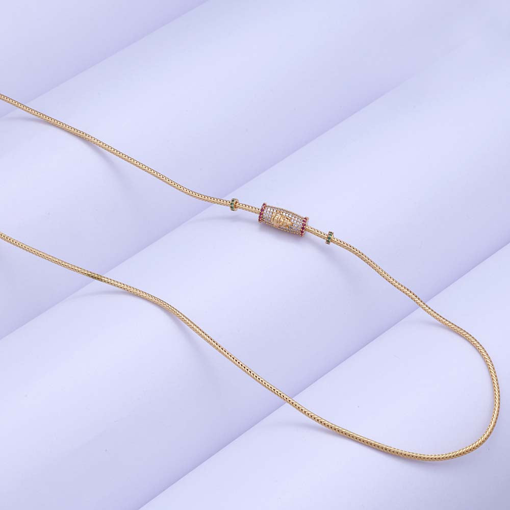 Silver Gold Plated Mugappu for Women