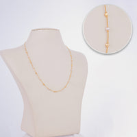 Silver Gold Plated Pearl Chain | Daily Wear Chain