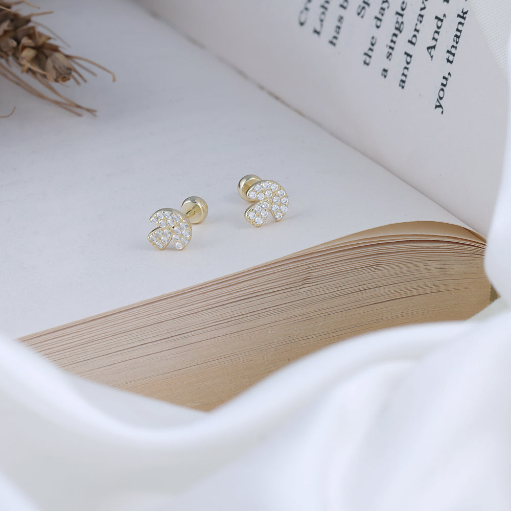 Silver Gold Plated Second Stud for Bridal Wear