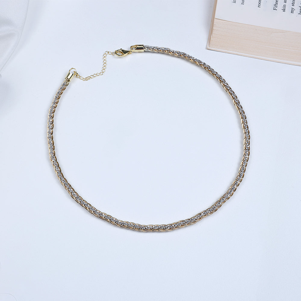 Silver  Gold Plated Two Tone Chain Online | 92.5 Silver