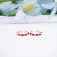 Silver Rose Gold CZ Toe Ring Online