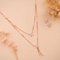 Silver Rose Gold Chain | Premium Silver Design