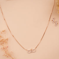 Silver Rose Gold Chain for Gifting | Chaneira Jewels