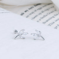 Silver Second Stud — Bridal Design