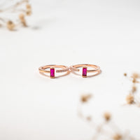 Stylish CZ Rose Gold Toe Ring Online
