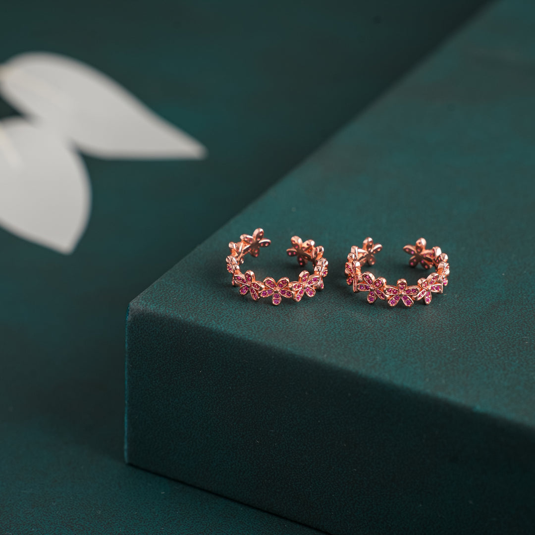 Stylish CZ Stone Rose Gold Toe Ring for Women/Bridal
