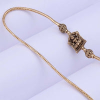Stylish Gold Plated Mugappu Chains — South Indian Look