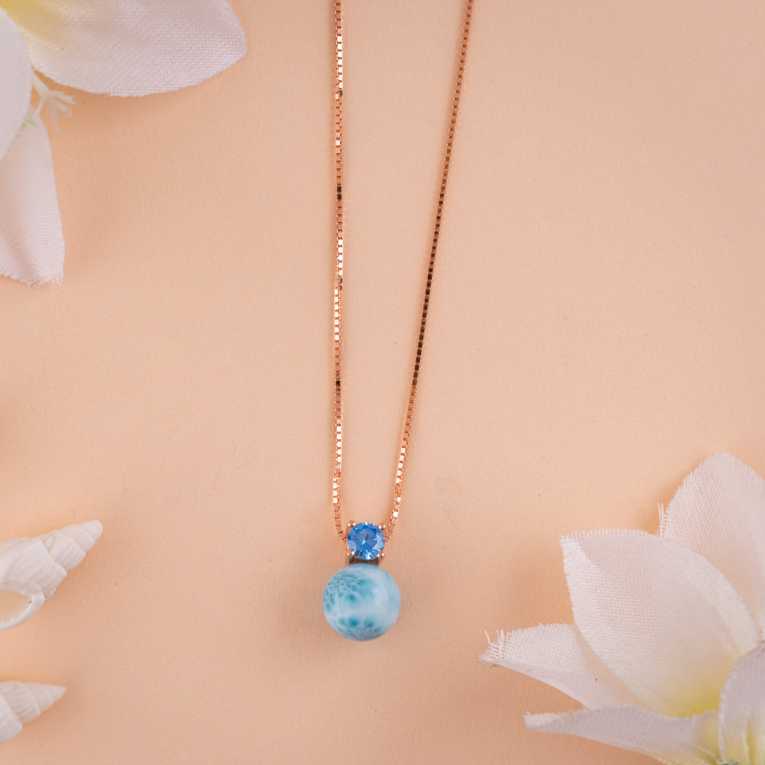 Stylish Italian Rose Gold Chain Pendant Set| Daily Wear