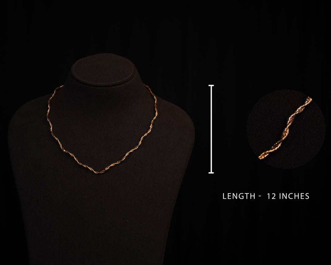 Stylish Rose Gold Chain for Women | Coimbatore Chennai
