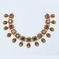 Traditional Nagas Navarathnam Necklace
