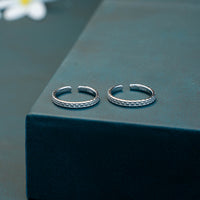 Traditional Plain Silver Toe Ring Coimbatore Chennai
