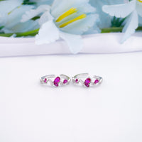 Traditional Silver CZ Toe Ring