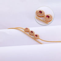 Trendy Gold Plated Mugappu for Ethnic Wear
