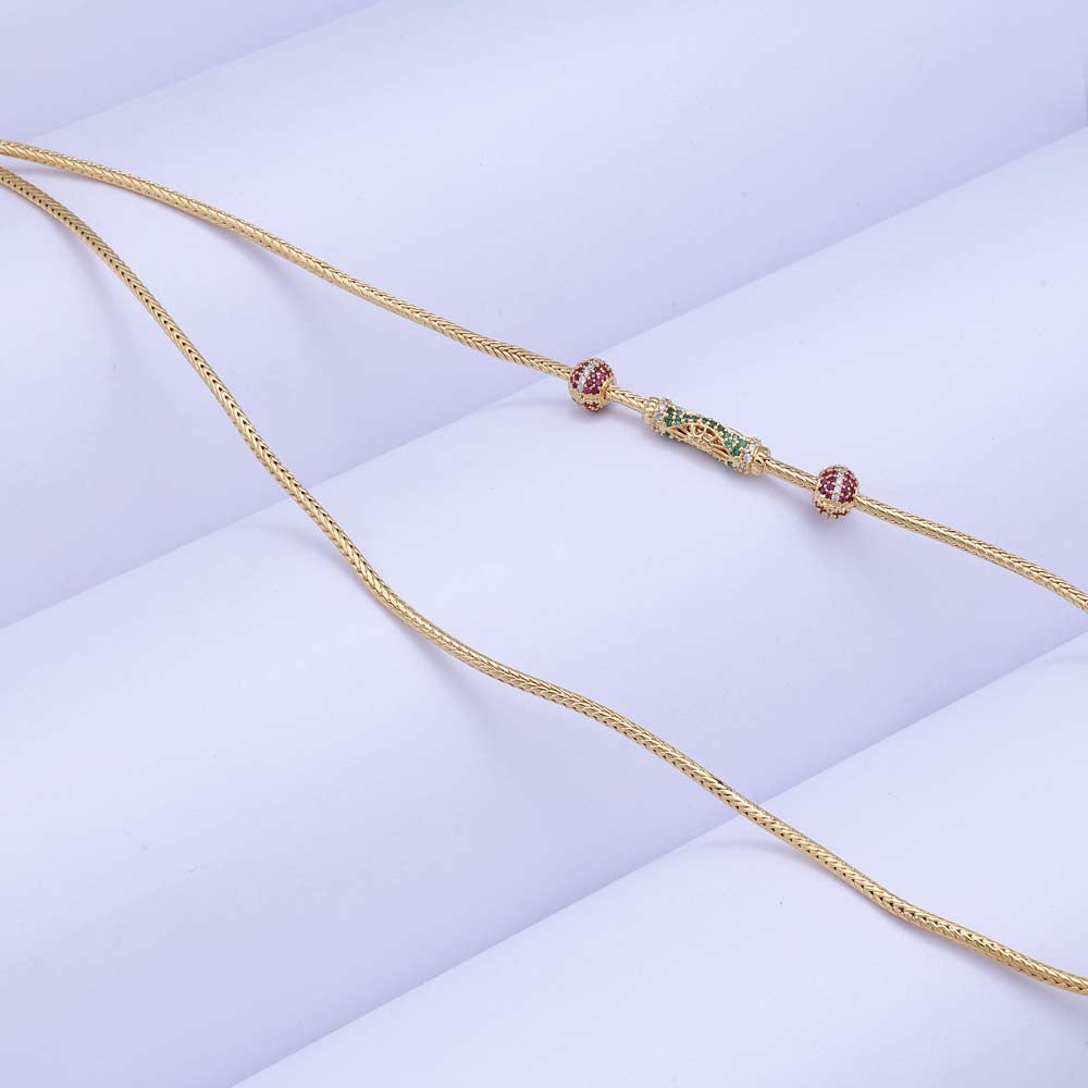 Trendy Gold Plated Mugappu for Women