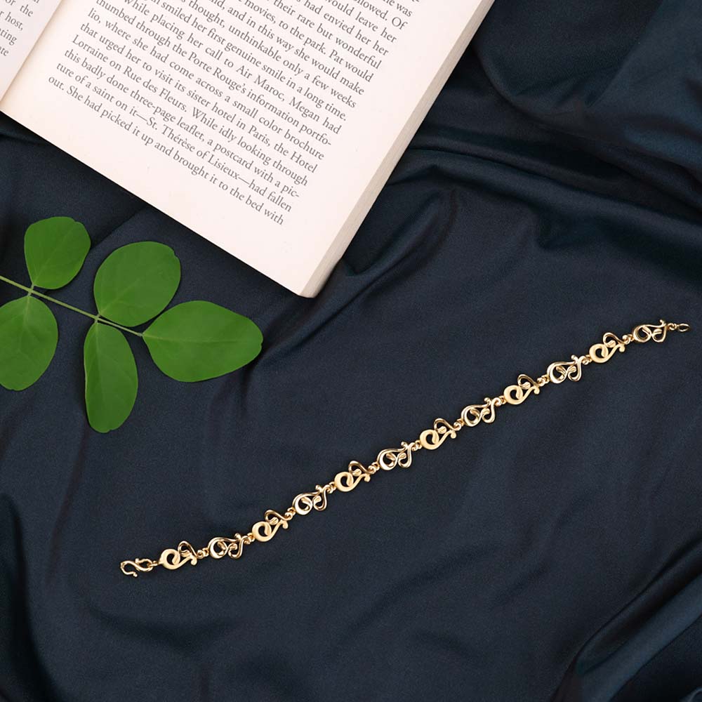Trendy Plain Gold Plated Bracelet Collection| Traditional 