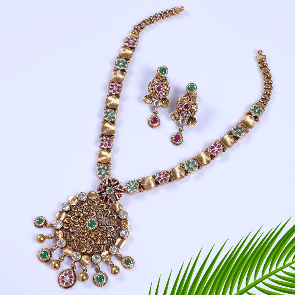 Turkish Gold Plated Haram | Chaneira Jewels