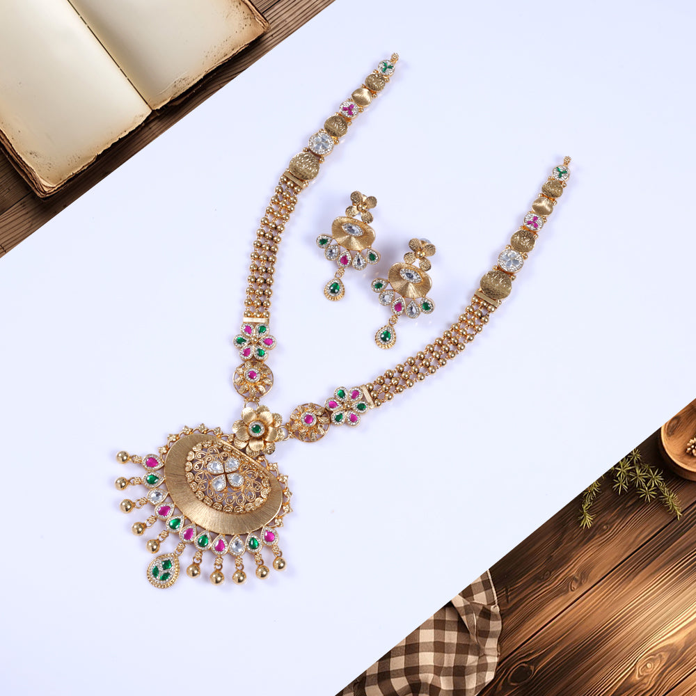 Turkish Gold Plated Haram for Wedding Jewellery