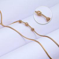 Unique Gold Plated Mugappu Chain at Chaneira Jewels