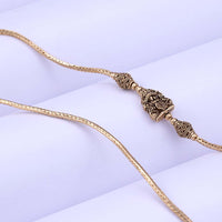 Unique Silver Gold Plated Mugappu Chains at Chaneira Jewels