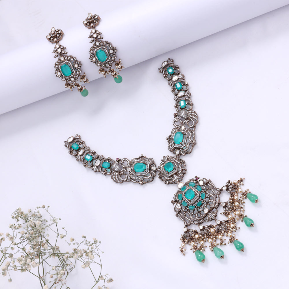 Victorian Necklace — Premium Finish| Bridal Wear