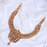 Wedding Gold Plated Paper Casting Necklace Designs

