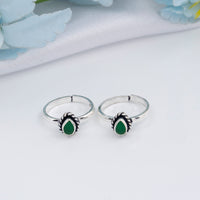 Women’s Cut Stone Toe Rings for Women/Daily Wear