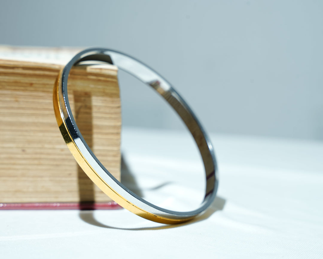 Buy Men's Gold Plated Two Tone Kada Online| Modern