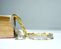 CZ Gold Plated Bangle for Women| Functional Wear