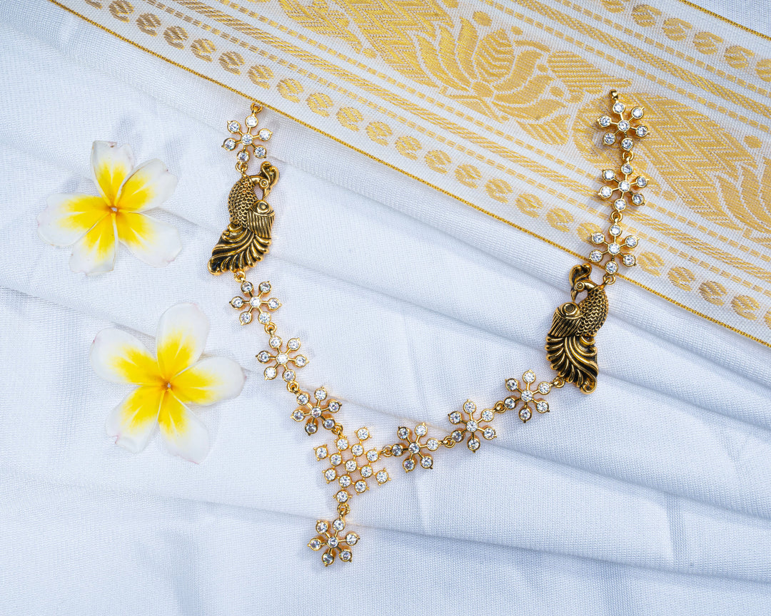 CZ Nagas Necklace — Sparkling Festival Wear
