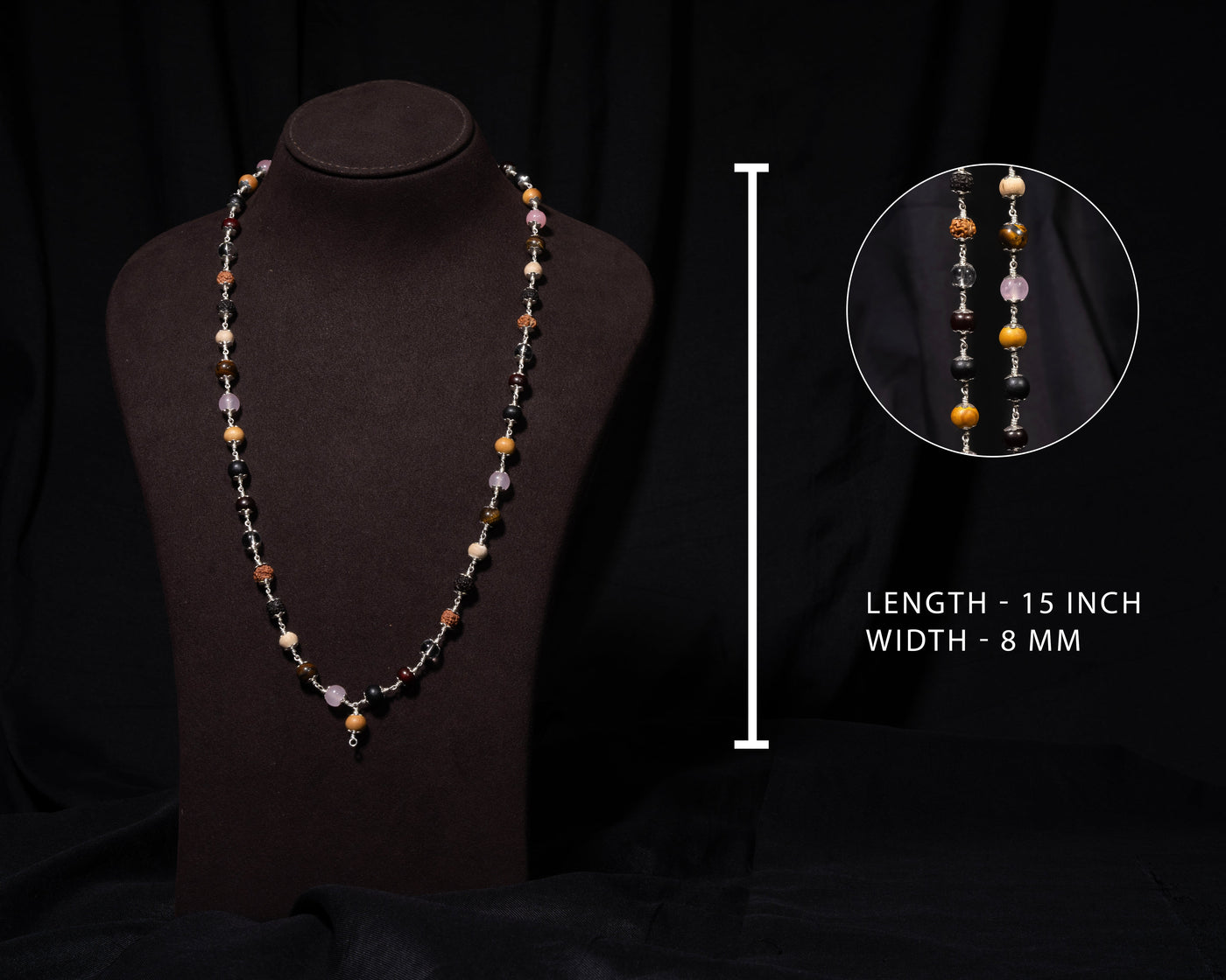 8mm-Navamani-mala-withcap