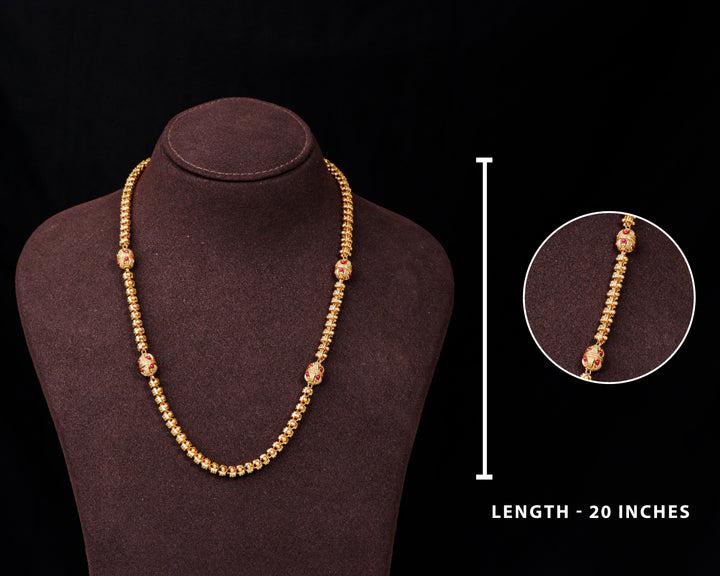Classic Nagas Malai Gold Plated Chain for Women