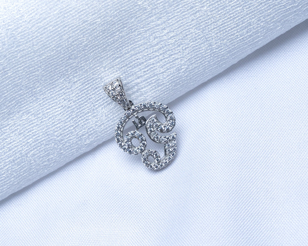 Designer Silver Pendant by Chaneira Jewels