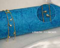 Gold Plated Silver Anklets | Buy Online in India
