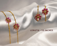 Gold Plated Silver Anklets | Pure 92.5 Silver Finish