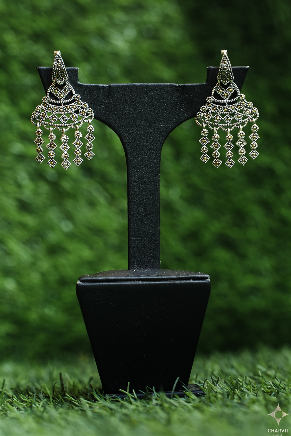 Handcrafted Oxidised Earrings for Festive Wear