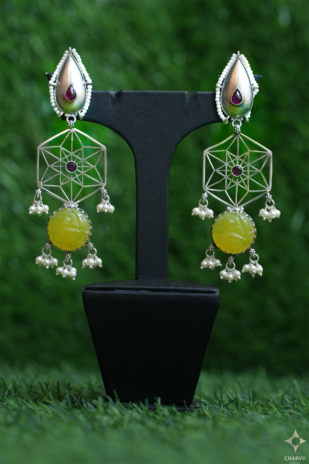 Oxidised Earrings for Party Wear