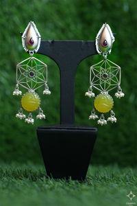 Oxidised Earrings for Party Wear