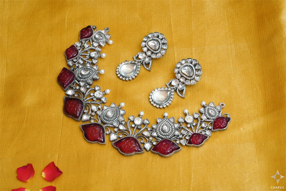 Oxidised Necklace — Festive Women Design| Modern
