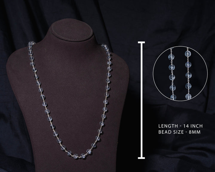 Plain Spadigam 8MM without Cap Mala - Traditional Design