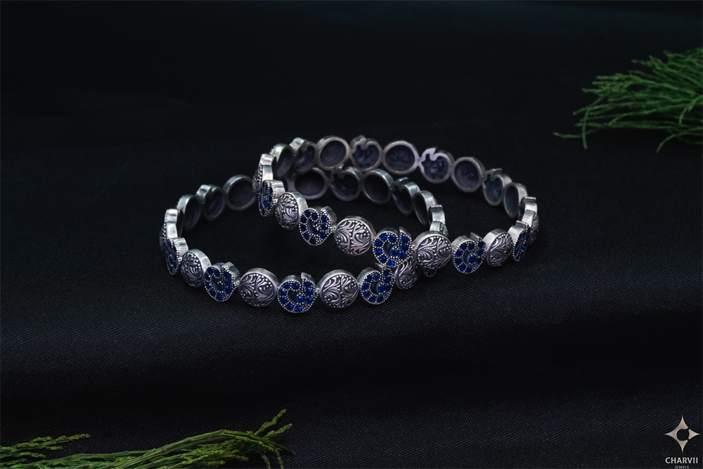 Oxidised Bangle SBA0072