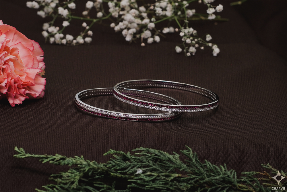 Silver Bangle SBANT0008