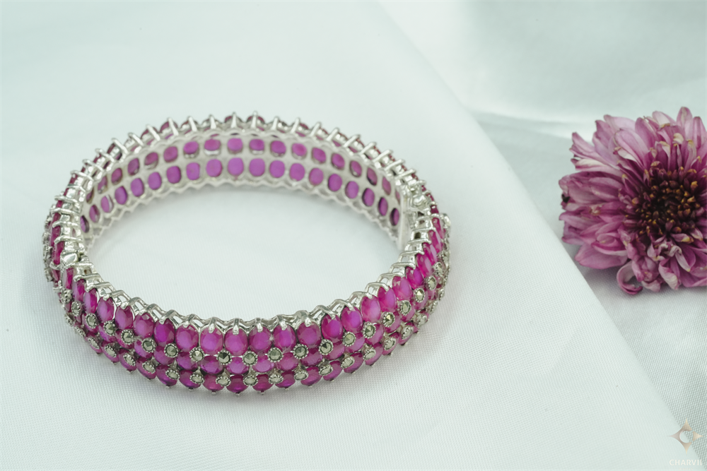 Silver Bangle SBANT0012