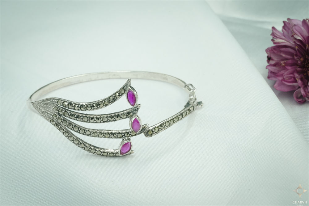 Silver Bangle SBANT0013