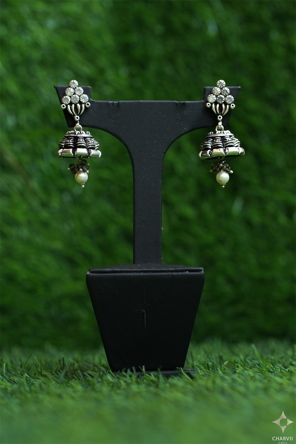 Oxidised Silver Earring SEA0072