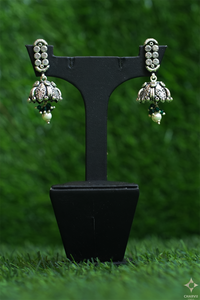Oxidised Silver Earring SEA0091
