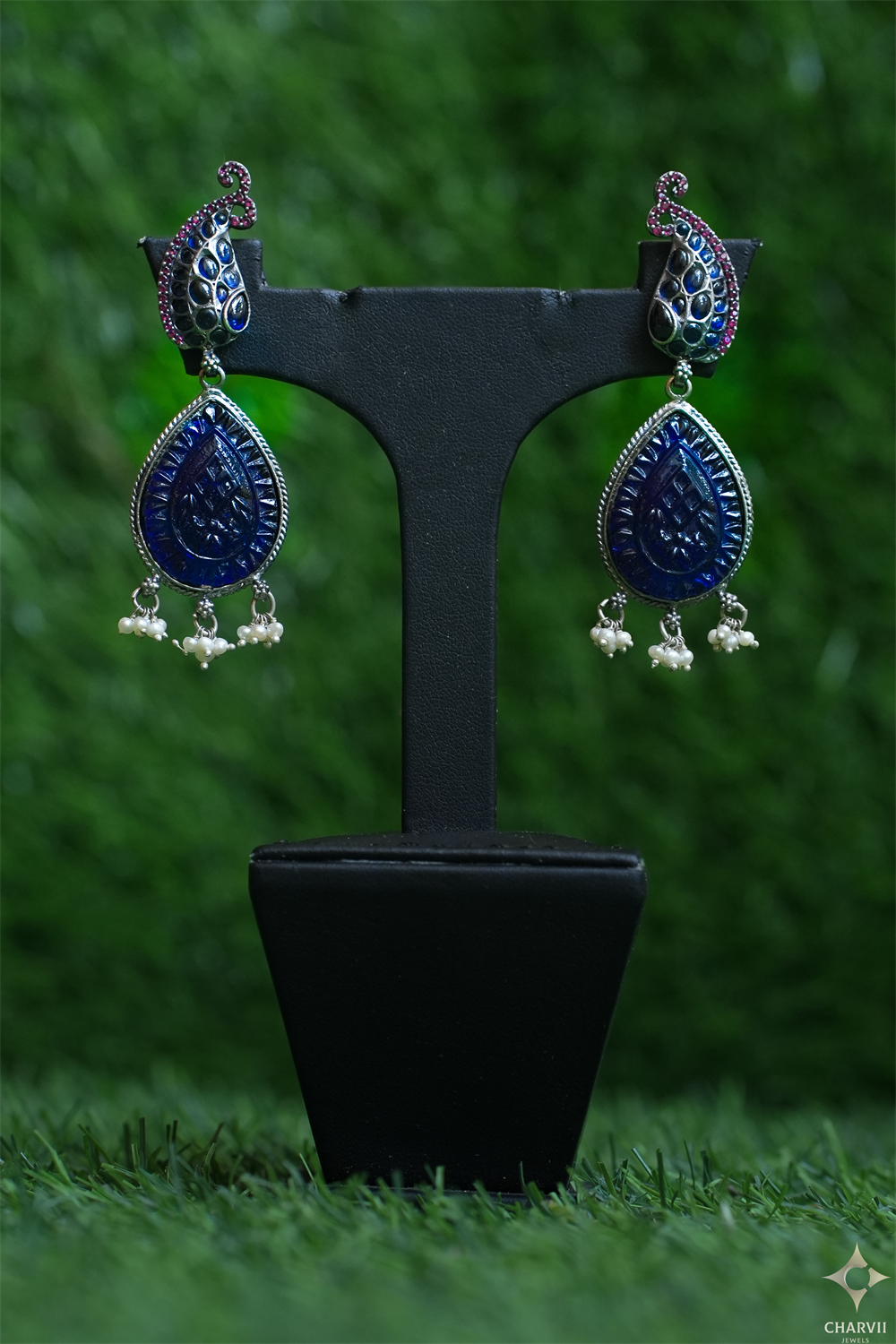 Oxidised Silver Earring SEA0191