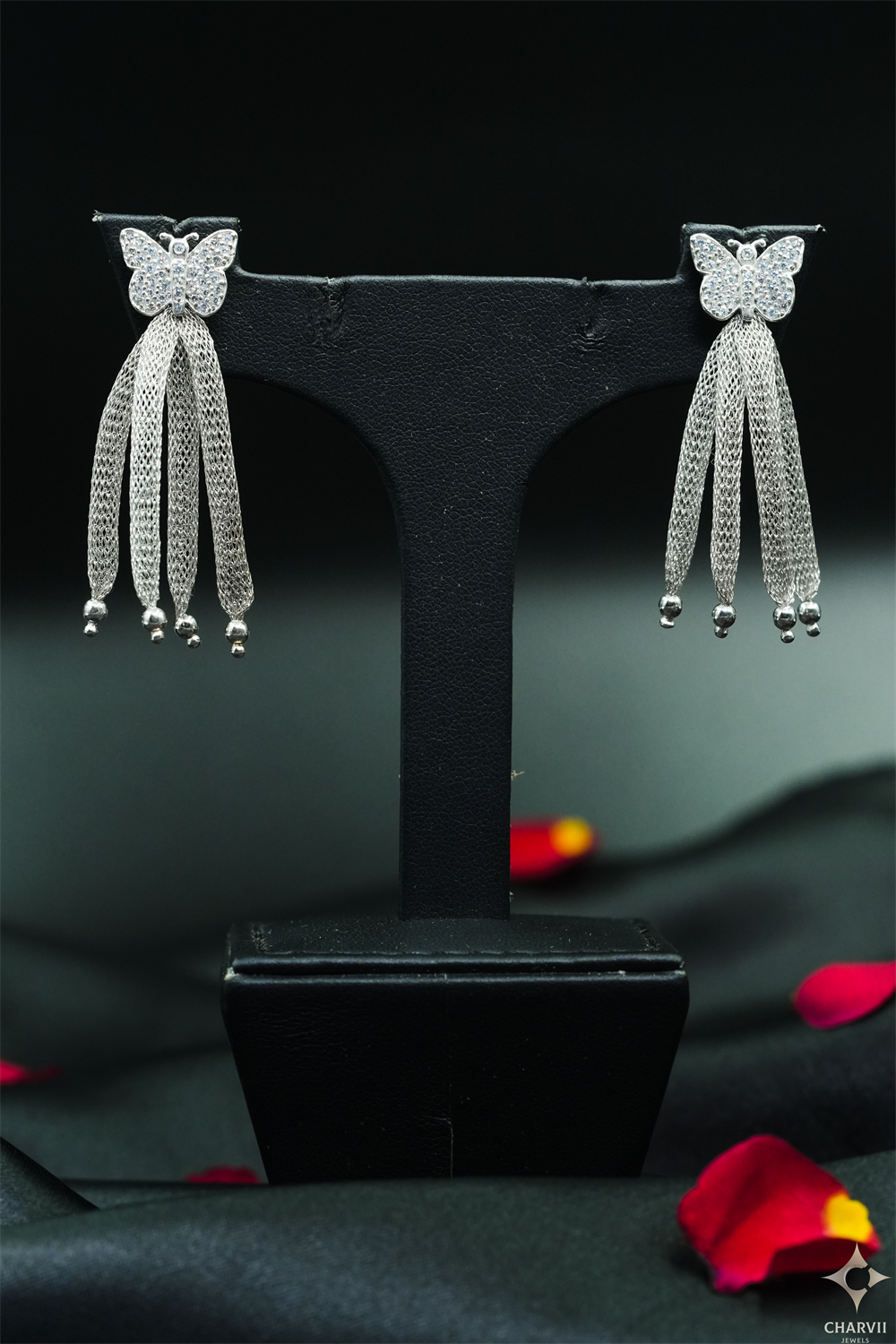 Silver Mesh Earring SEANT0021