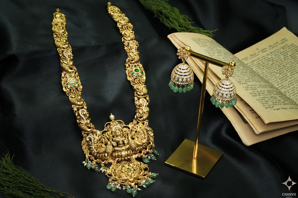 Lakshme Antique CZ Stone Haram SHA0012