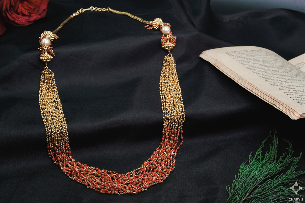 Beads Long Necklace SHA0014
