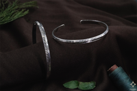 Handcrafted Men's Silver Kada| Daily Wear